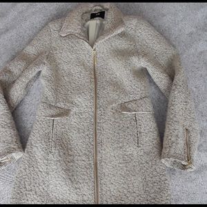 Hm cream wool coat